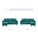 Dominik Upholstered Right or Left Sectional Sofa