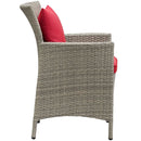 Lilianna 5 Piece Outdoor Patio Wicker Rattan Dining Set