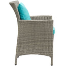 Lilianna 5 Piece Outdoor Patio Wicker Rattan Dining Set