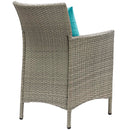 Lilianna 5 Piece Outdoor Patio Wicker Rattan Dining Set