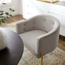 Royce Tufted Performance Velvet Accent Chair