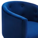 Royce Tufted Performance Velvet Accent Chair