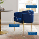 Royce Tufted Performance Velvet Accent Chair