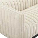 Legacy Tufted Upholstered Fabric Sofa