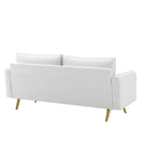Dominik Performance Velvet Sofa