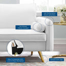 Dominik Performance Velvet Sofa