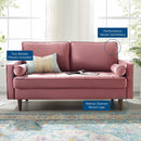Cannon Performance Velvet Loveseat