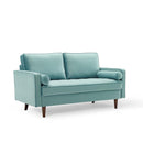Cannon Performance Velvet Loveseat