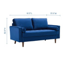 Cannon Performance Velvet Loveseat
