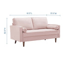 Cannon Performance Velvet Loveseat