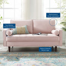 Cannon Performance Velvet Loveseat