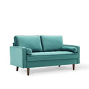 Cannon Performance Velvet Loveseat