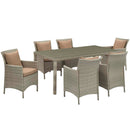 Lilianna 7 Piece Outdoor Patio Wicker Rattan Dining Set
