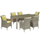 Lilianna 7 Piece Outdoor Patio Wicker Rattan Dining Set