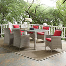 Lilianna 7 Piece Outdoor Patio Wicker Rattan Dining Set
