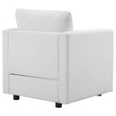 Charleigh Upholstered Fabric Sofa and Armchair Set