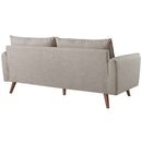 Dominik Upholstered Fabric Sofa and Loveseat Set