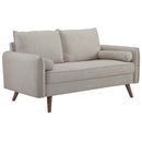 Dominik Upholstered Fabric Sofa and Loveseat Set