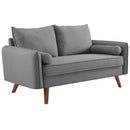 Dominik Upholstered Fabric Sofa and Loveseat Set