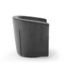 Jamal Tufted Performance Velvet Swivel Armchair