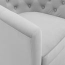 Jamal Tufted Performance Velvet Swivel Armchair