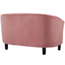 Jamal Velvet Loveseat and Armchair Set