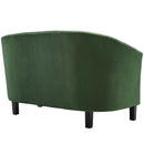 Jamal Velvet Loveseat and Armchair Set