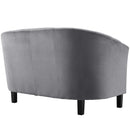 Jamal Velvet Loveseat and Armchair Set