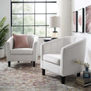 Jamal Channel Tufted Performance Velvet Armchair Set of 2