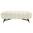 Malayah 47.5" Performance Velvet Bench