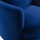 Everest Performance Velvet Swivel Armchair
