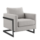 Alice Upholstered Fabric Accent Chair