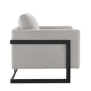 Alice Upholstered Fabric Accent Chair