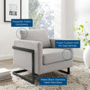 Alice Upholstered Fabric Accent Chair