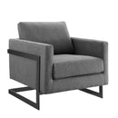 Alice Upholstered Fabric Accent Chair