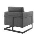 Alice Upholstered Fabric Accent Chair