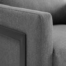 Alice Upholstered Fabric Accent Chair