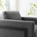 Alice Upholstered Fabric Accent Chair