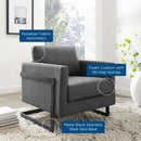 Alice Upholstered Fabric Accent Chair