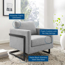 Alice Upholstered Fabric Accent Chair