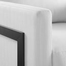Alice Upholstered Fabric Accent Chair