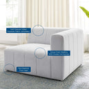 Bria Upholstered Fabric Right-Arm Chair