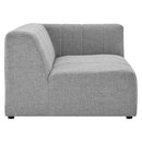 Bria Upholstered Fabric Right-Arm Chair