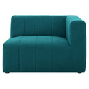 Bria Upholstered Fabric Right-Arm Chair