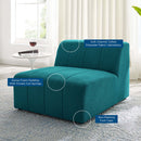 Zyaire Upholstered Fabric Armless Chair