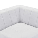 Agustin Upholstered Fabric Corner Chair