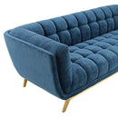 Atharv Crushed Performance Velvet Sofa