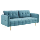 Sasha Tufted Performance Velvet Sofa