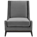 Greyson Lounge Chair Upholstered Performance Velvet Set of 2