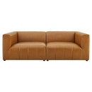 Natalia  Vegan Leather 2-Piece Loveseat
